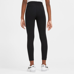 Штаны для девочки теннисные Nike Sportswear Favorites Graphix High-Waist Legging G - black/white