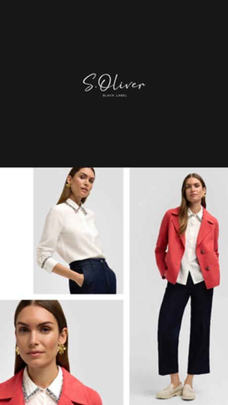 Блузка из вискозная текстурированная с декоративными деталями Black Label