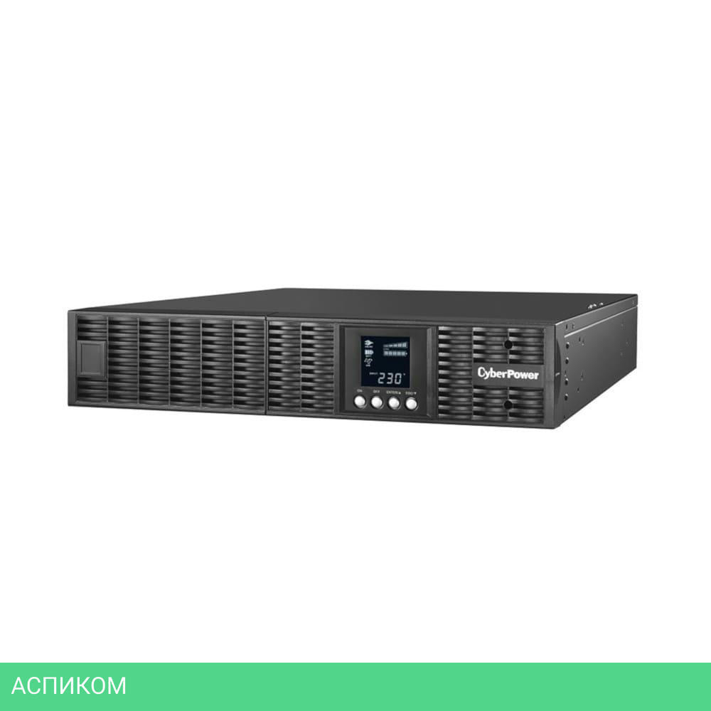 Источник бесперебойного питания Cyberpower 2000VA/1800W черный (OLS2000ERT2U)