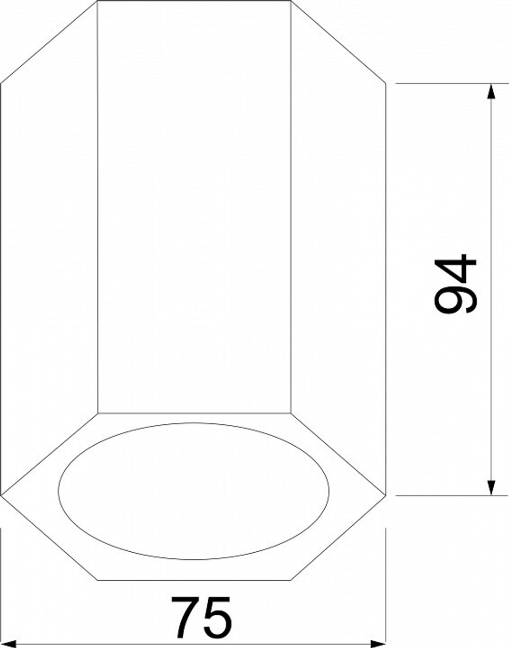 Накладной светильник Elektrostandard 25036/LED 25036/LED (Цвет плафона Черный, Белый)