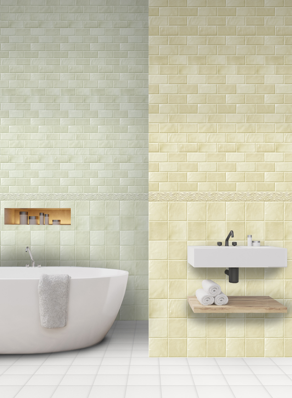 Панель ПВХ фотопечать Эсмеральда Бежевая 2700х250мм