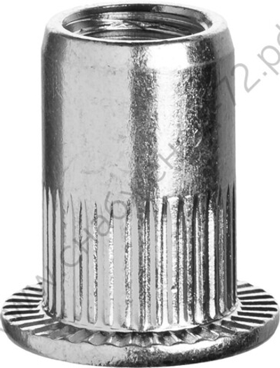 ЗУБР М4, станд.бортик, стальные резьбовые заклепки с насечками, 20 шт, Профессионал (31318-04)