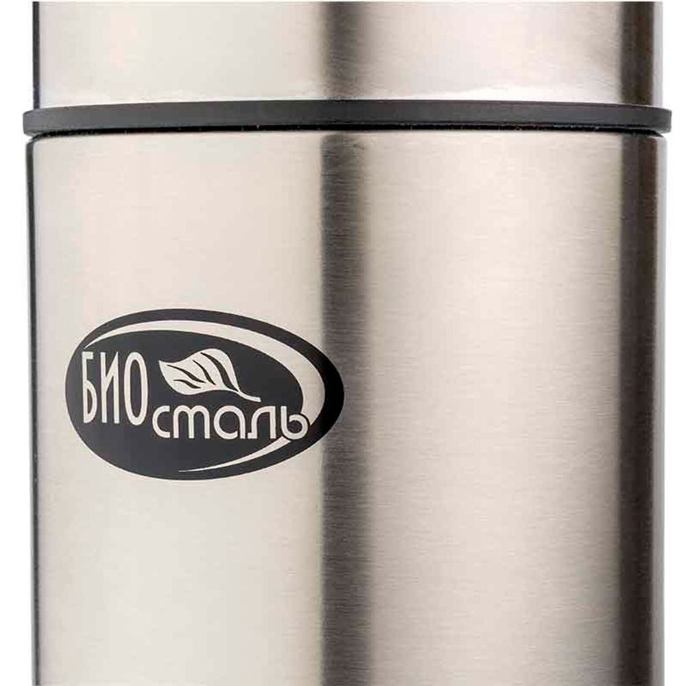 Термос для еды Biostal (1,2 литра) в чехле, стальной
