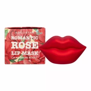 KOCOSTAR  Гидрогелевая маска для губ с экстрактом розы - ROSE LIP MASK,20 шт