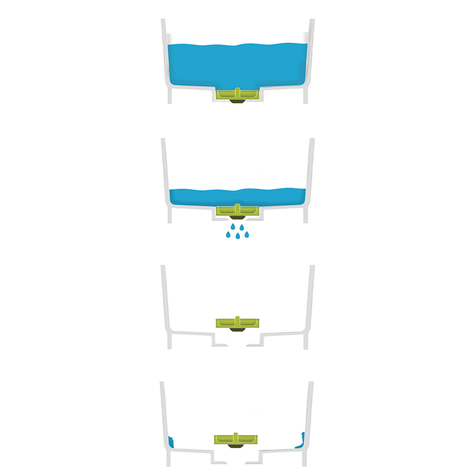 Контейнер для мытья посуды Wash&Drain™ серый, Joseph Joseph