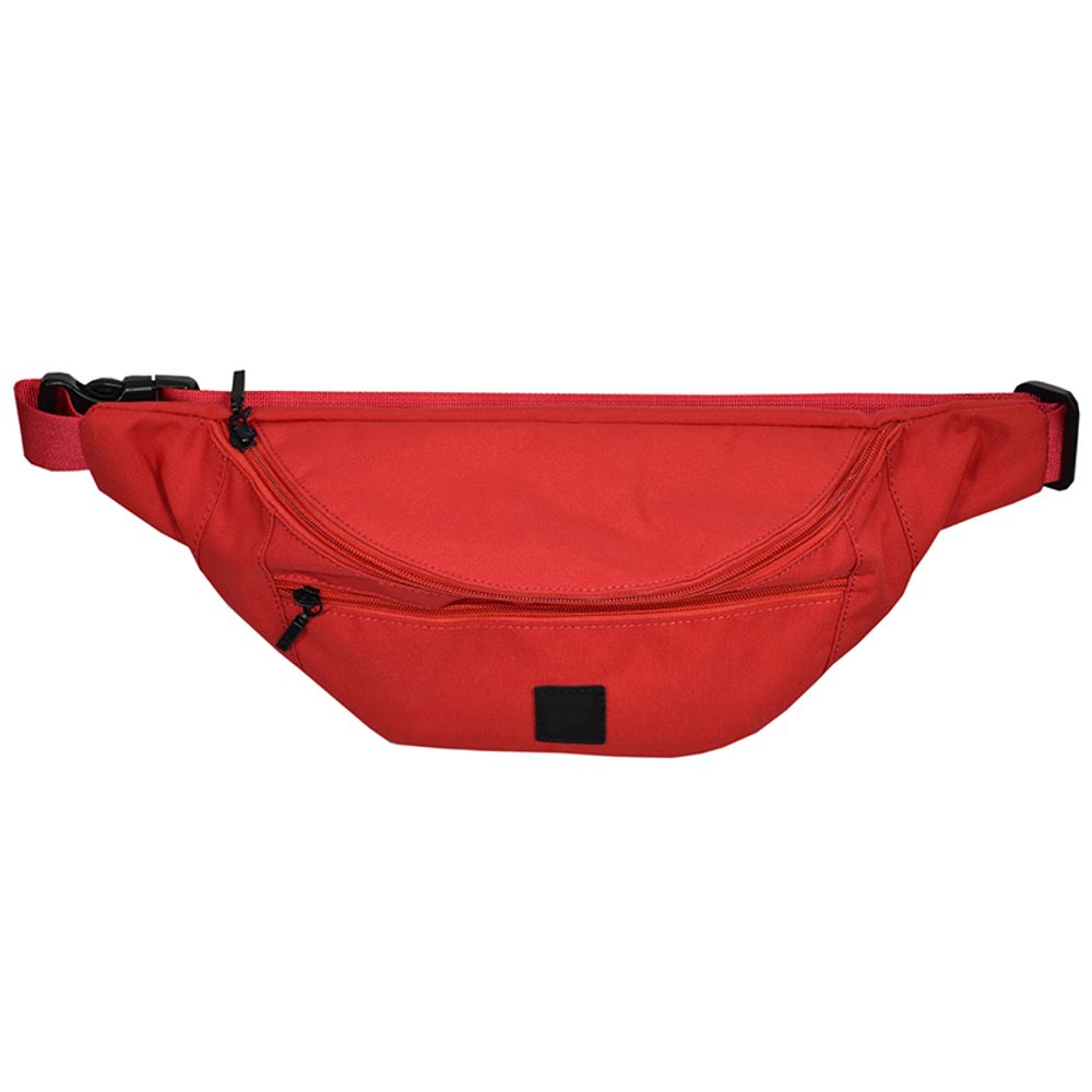 Fila Coated Canvas Double Zipper WaistСумка - true red