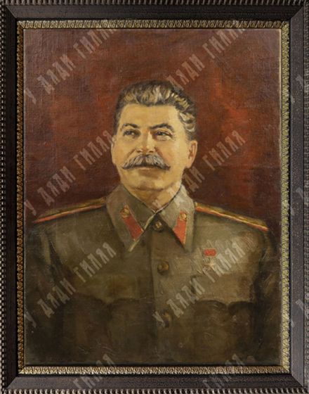 Бантиков А.С. Портрет И.В. Сталина. 1950-е. Холст, масло.