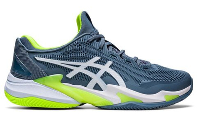 Мужские кроссовки теннисные Asics Court FF 3 Clay - steel blue/white