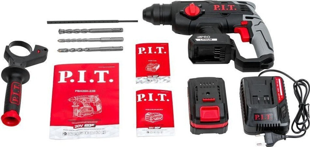 Перфоратор аккумуляторный P.I.T. PBH20H-22B/1 бесщеточный