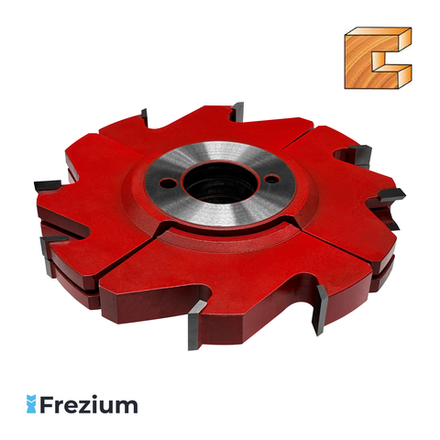 Насадная пазовальная фреза, регулируемая из 3-х частей "O.G.Germany" (160x32x9,5-36 Z8)