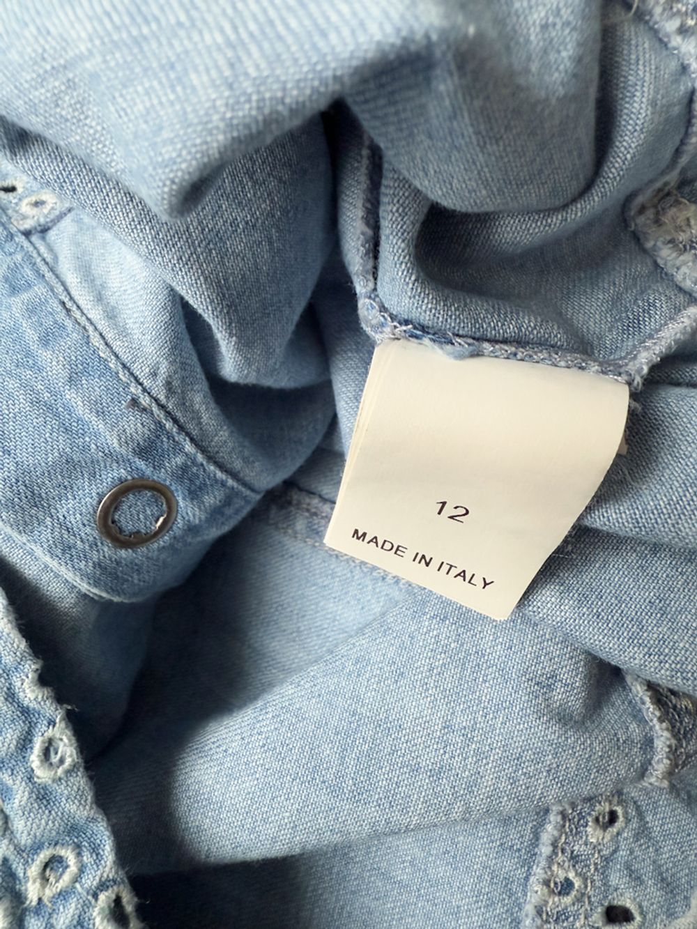 Джинсовая рубашка Brunello Cucinelli, 152