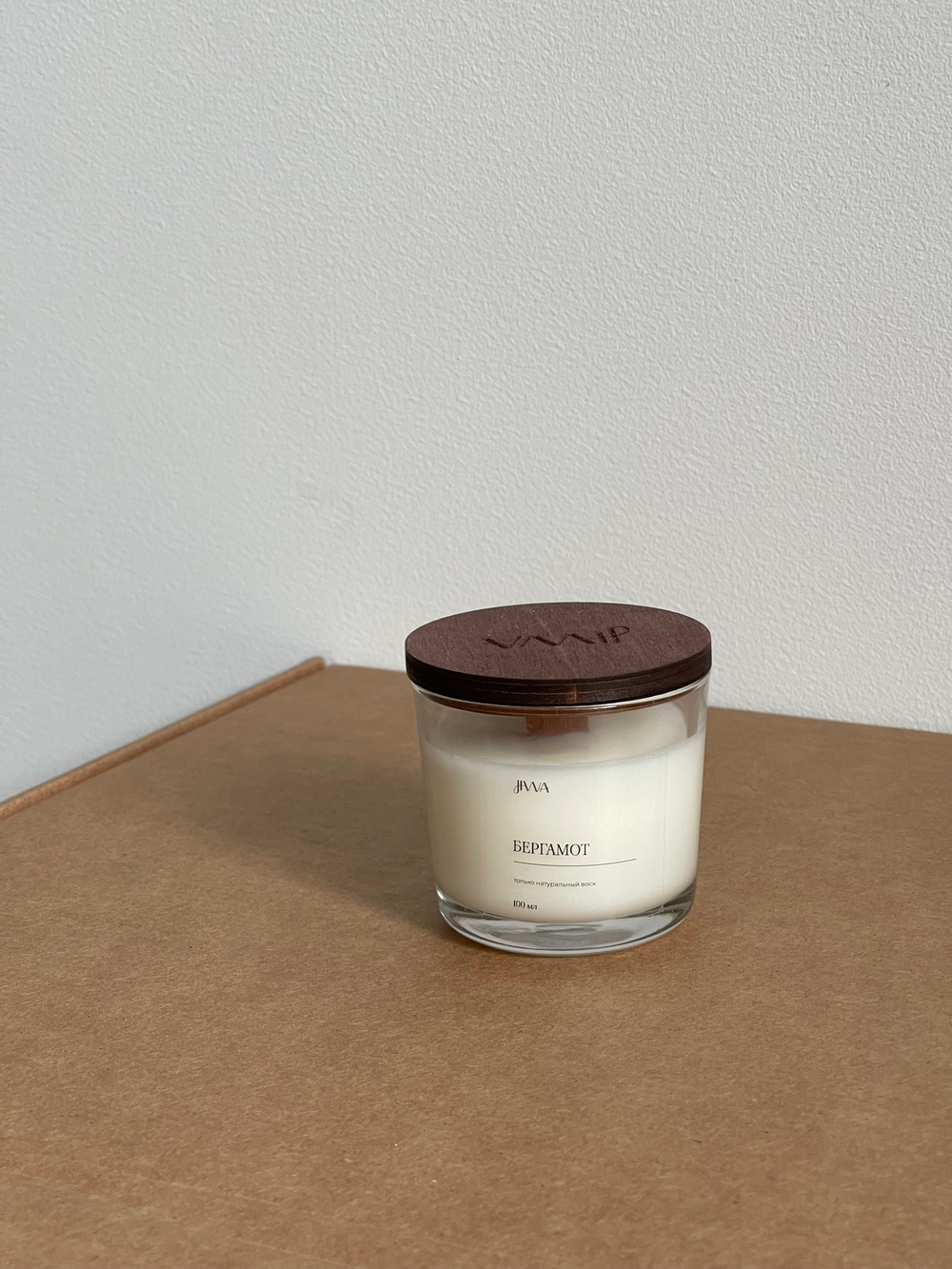 Свеча натуральная ароматическая JIWA 100 мл - Бергамот