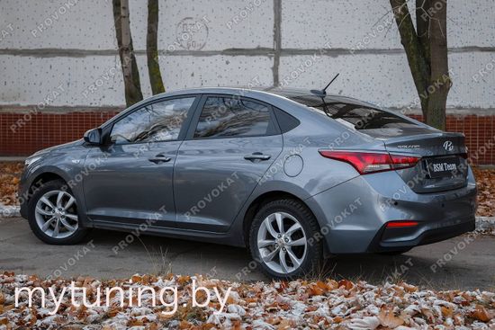 Реснички на задние фонари для Hyundai Solaris II