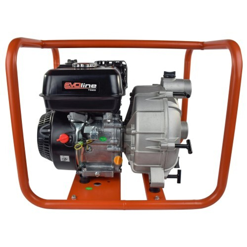 Мотопомпа бензиновая Evoline TG 20 для грязной воды (произведено Zongshen) 1T90STG20EVO