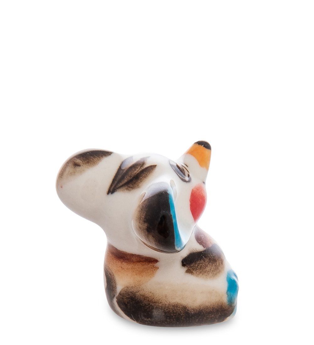 ГЛ- 620 Фигурка «Мышонок-горох» цв. (Гжельский фарфор)