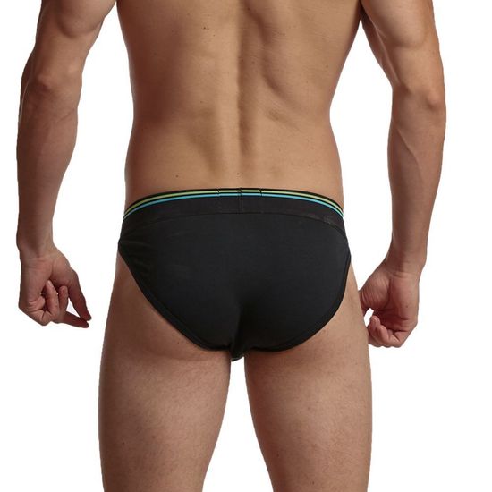 Мужские трусы танга черные JOCKMAIL JM3037-2