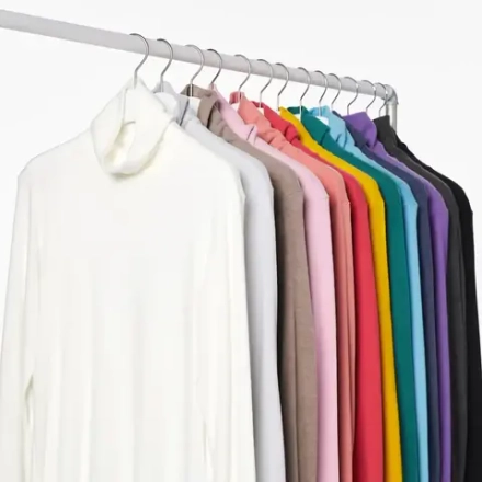 UNIQLO ТОП ИЗ ФЛИСА HEATTECH С ВЫСОКИМ ВОРОТНИКОМ И ДЛИННЫМИ РУКАВАМИ, ЗЕЛЕНЫЙ