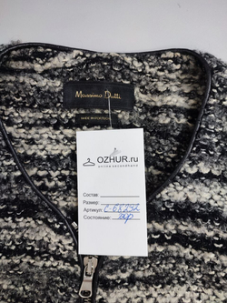 Жакет Massimo Dutti теплый с шерстью 40 размер