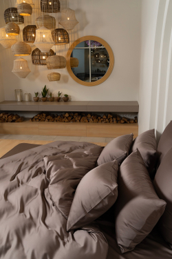 Пододеяльник 220х240 German Grass Havana Brown Brilliant коричневый