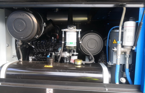 Винтовой дизельный передвижной компрессор ariacom xas 112