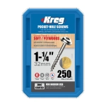 Шурупы с крупным шагом 1-1/4"-250 шт Kreg SML-C125-250-INT