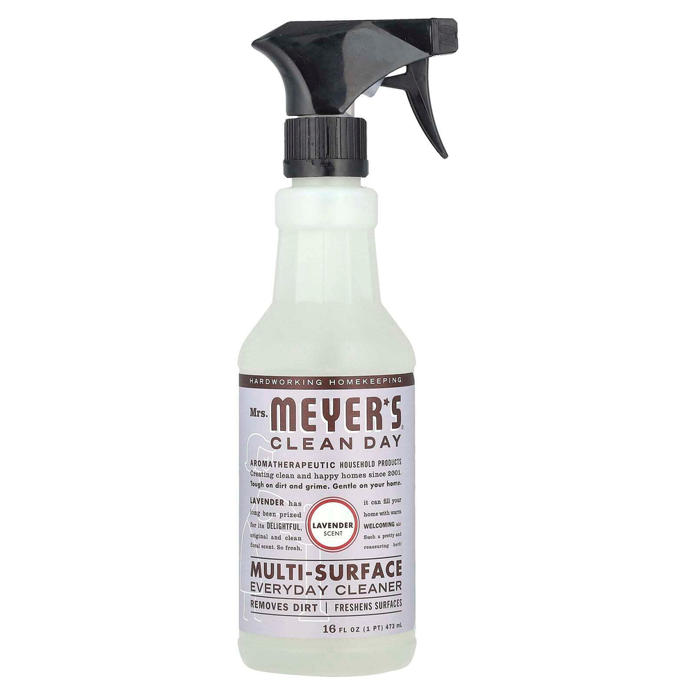 Mrs. Meyers Clean Day, универсальное повседневное чистящее средство, с ароматом лаванды, 473 мл (16 жидк. унций)