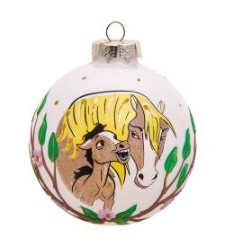 НФШ-1616/2 Ел.украшение Шар «Лошадь с жеребенком» 85 мм