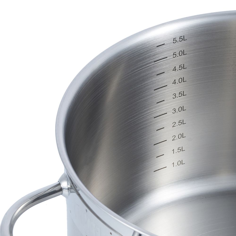 Кастрюля из нержавеющей стали Gipfel Signo 1363 24 см/5,7 л