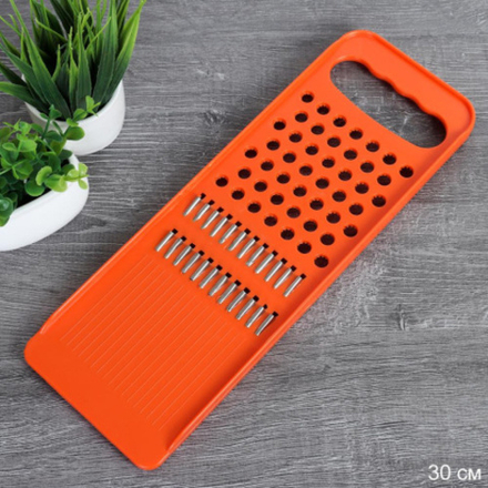 Терка для овощей и корейской моркови 30 см / DL-15 /уп 200/