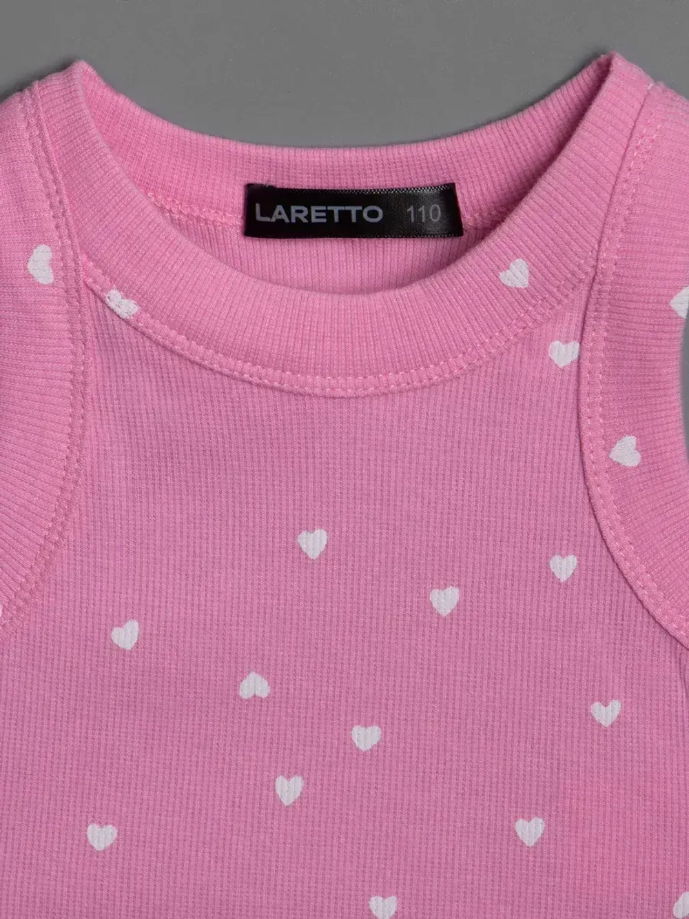 Летний кроп топ трикотажный детский