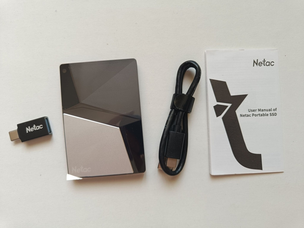 Внешний накопитель Netac Z7S NT01Z7S-240G-32BK 240 Гб