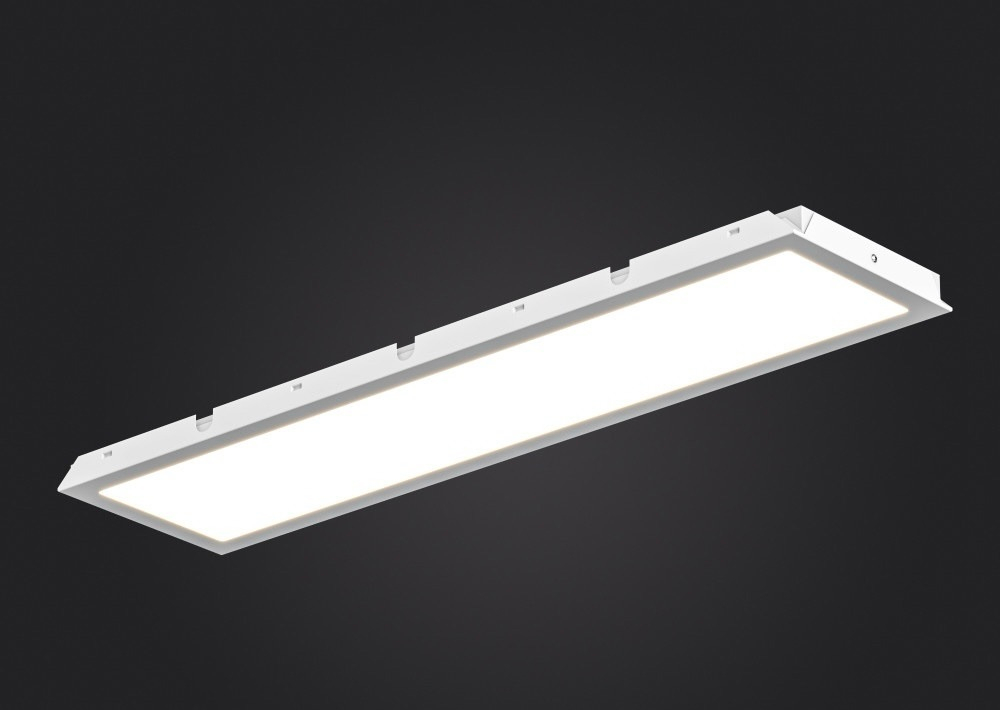 Светильник LED ДВО 38Вт 4000К 4100Лм IP54 CLIP-IN опал с равномерной засветкой 1200х300х44мм DARKLUM