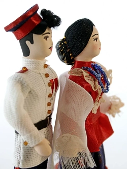 Кукла коллекционная Казак с казачкой