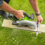 Аккумуляторная циркулярная пила Greenworks GD24CS, 1500907,24v, без АКБ и ЗУ