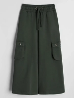 Штаны для девочки карго с карманами