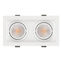 Светильник MS-VORTEX-BUILT-S170x90-2x12W Warm3000 (WH-WH, 40 deg, 230V) (Arlight, IP20 Металл, 5 лет) 057761