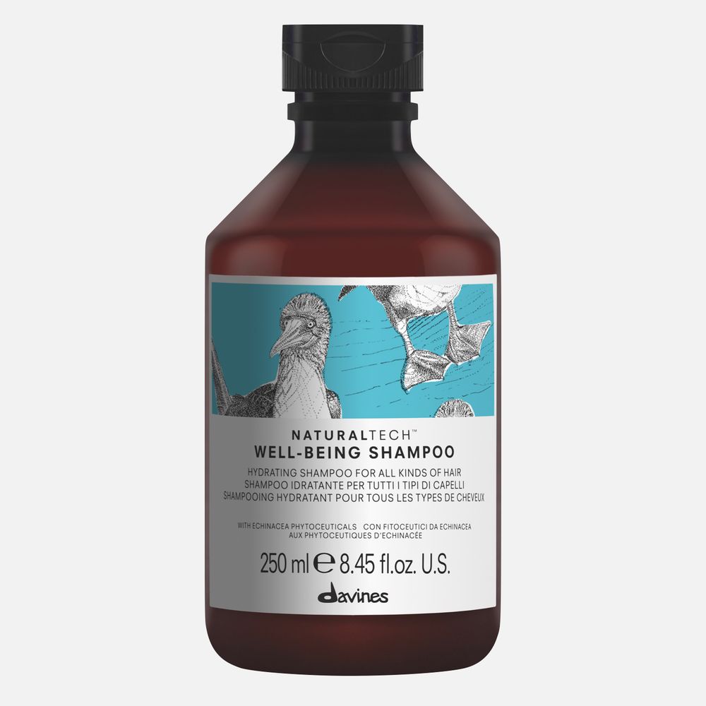 DAVINES Шампунь для здоровья волос - Natural Tech Well Being Shampoo, 250 мл