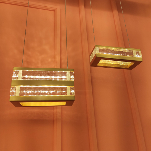 Подвесной светильник Cloyd PRIZM P2 / выс. 11 см - латунь (арт.10631)