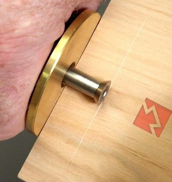 Разметочный дисковый рейсмус WOODWORK 205 мм, стальной, с медным упором и диском Torx STP-120