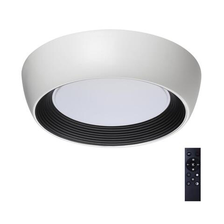 7715/54L AVRA LED SN 590 Светильник металл/акрил/белый/черный LED 54Вт 3000-6500К D500 IP20 пульт ДУ CRONUS