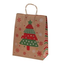 GAEM Пакет подарочный (бумага 120г/м2, блок микс 12шт), L26 W12 H32 см, 4в.