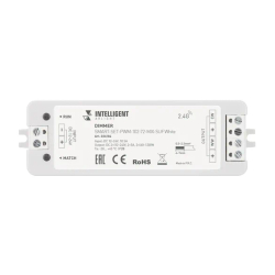 INTELLIGENT ARLIGHT Диммер SMART-SET-PWM-102-72-MIX-SUF White (12-24V, 2x5A, ПДУ RING 10кн, 2.4G) (IARL, Контроллер) 036184