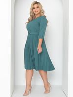 Платье Стильное гофре (мята) Diolche (Акция)