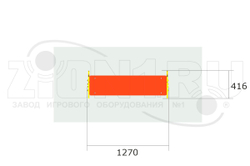 Скамейка детская «Кит М1»