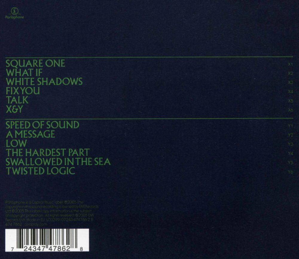 Coldplay x&y top