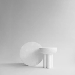 Стол 101 Сopenhagen Crown Table, Low, Bone White, белый