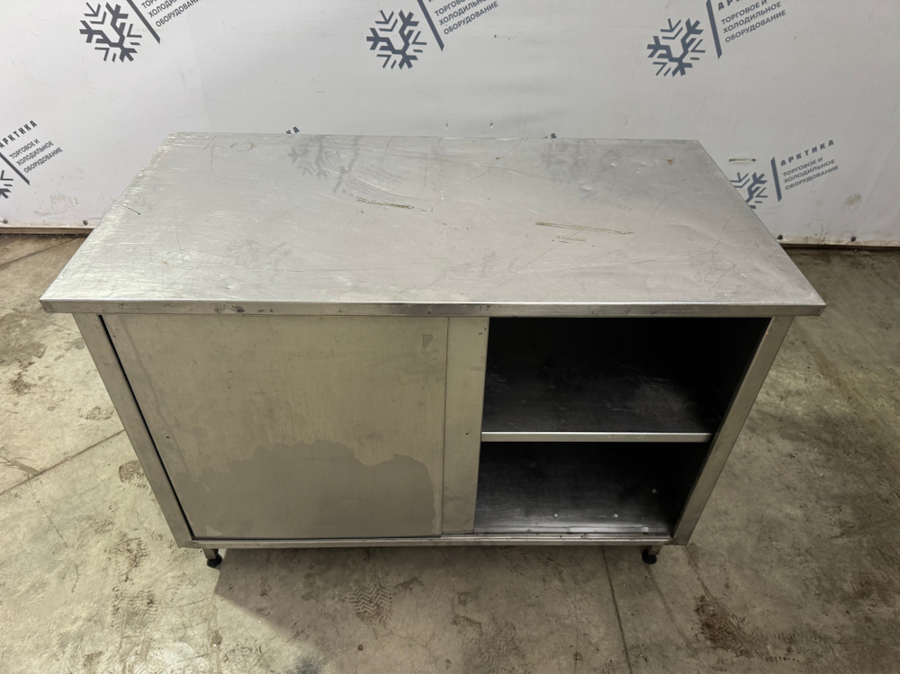 Стол-купе из нержавеющей стали 1200х630х860 без борта