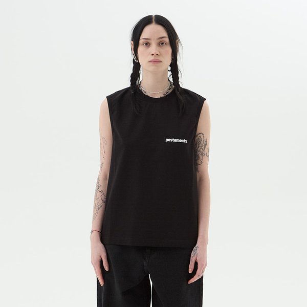 Футболка без рукавов Postaments Basic Small (black) артикул: - купить в магазине Дайс
