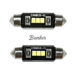 Светодиодная автомобильная LED лампа TaKiMi SJ-2835-3SMD 41mm,Белый,Не полярная,12V