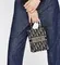 Сумка Dior Book Tote для телефона, модель мини-формата синий